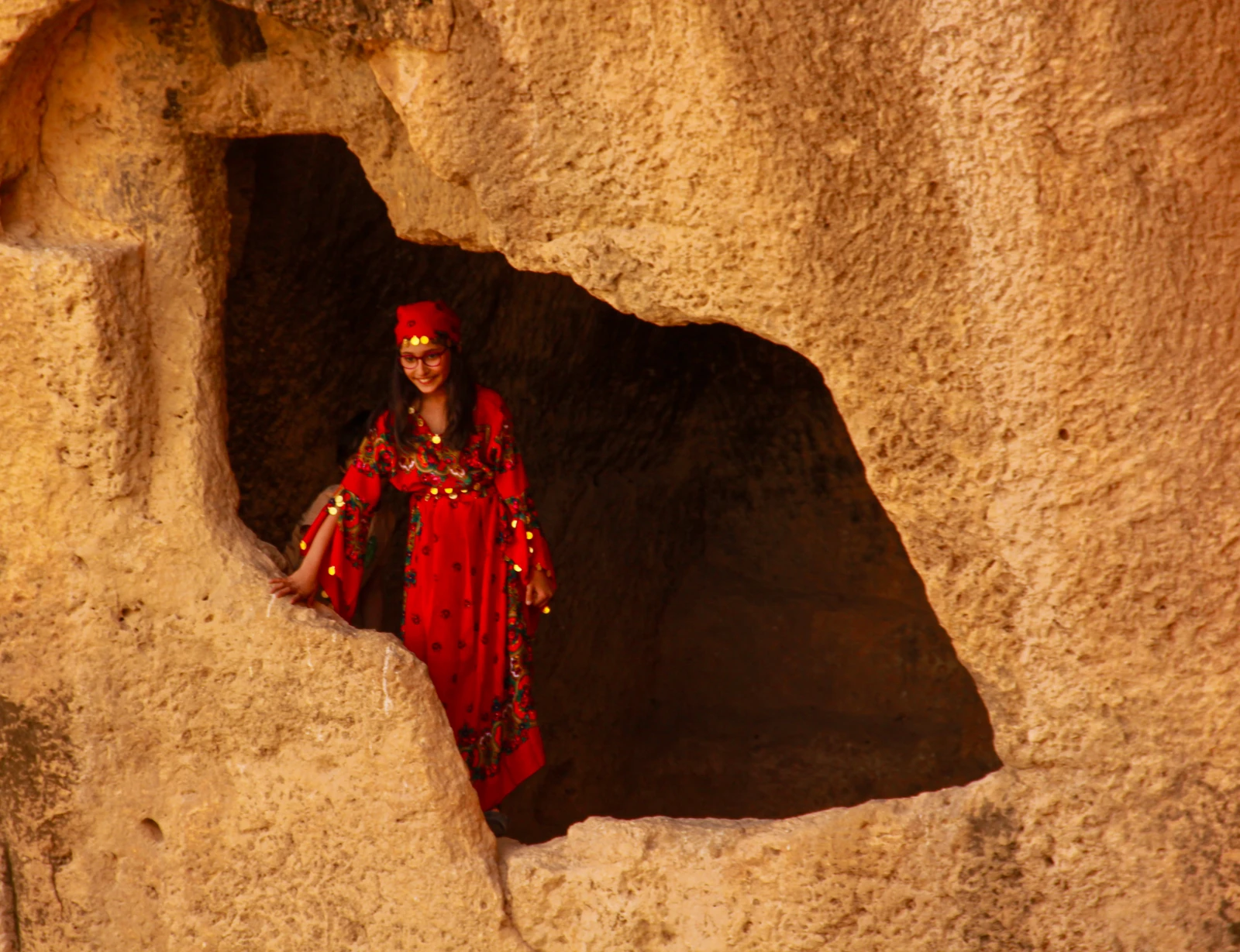 Girl in a Cave