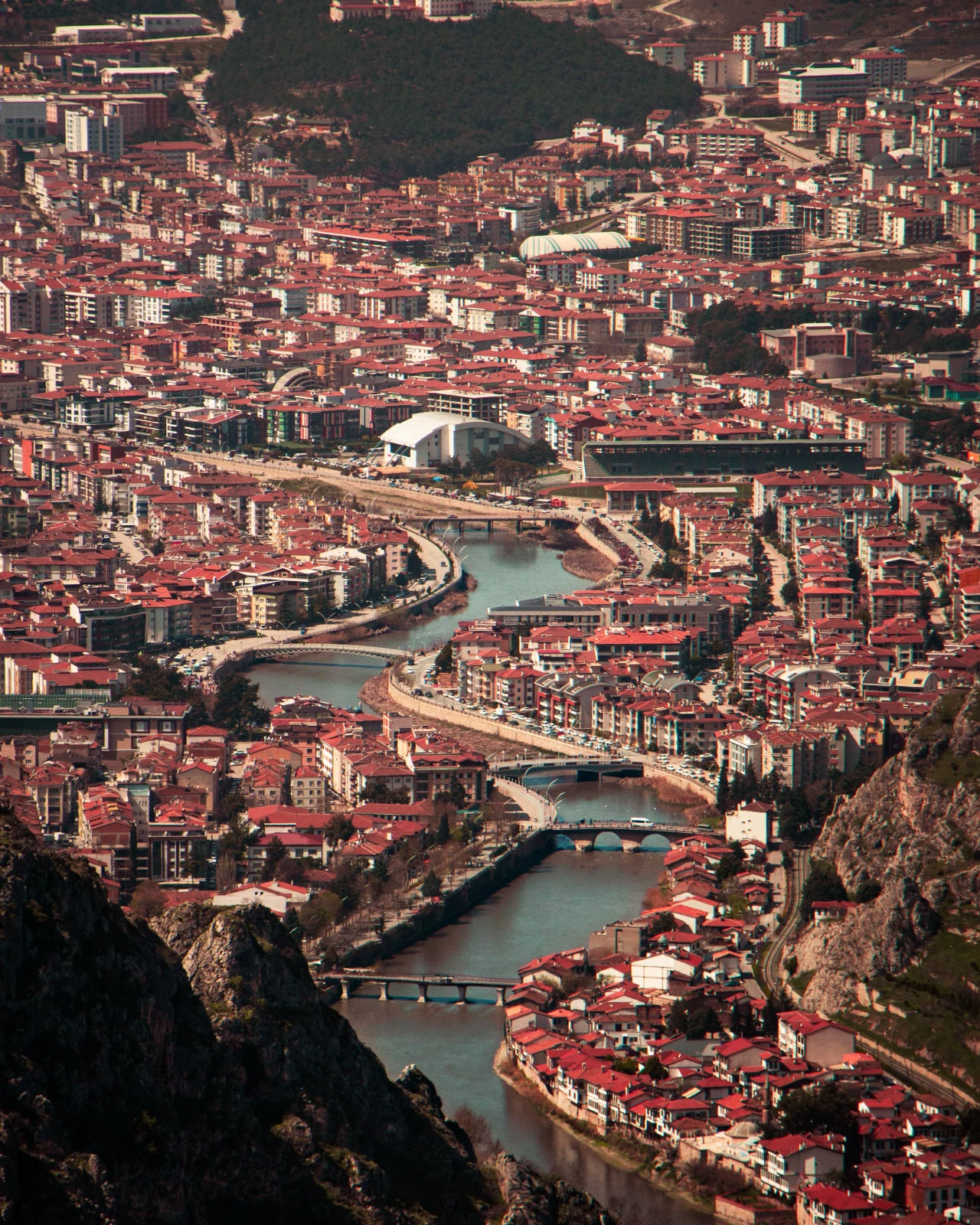Amasya'ya Yukarıdan Bak
